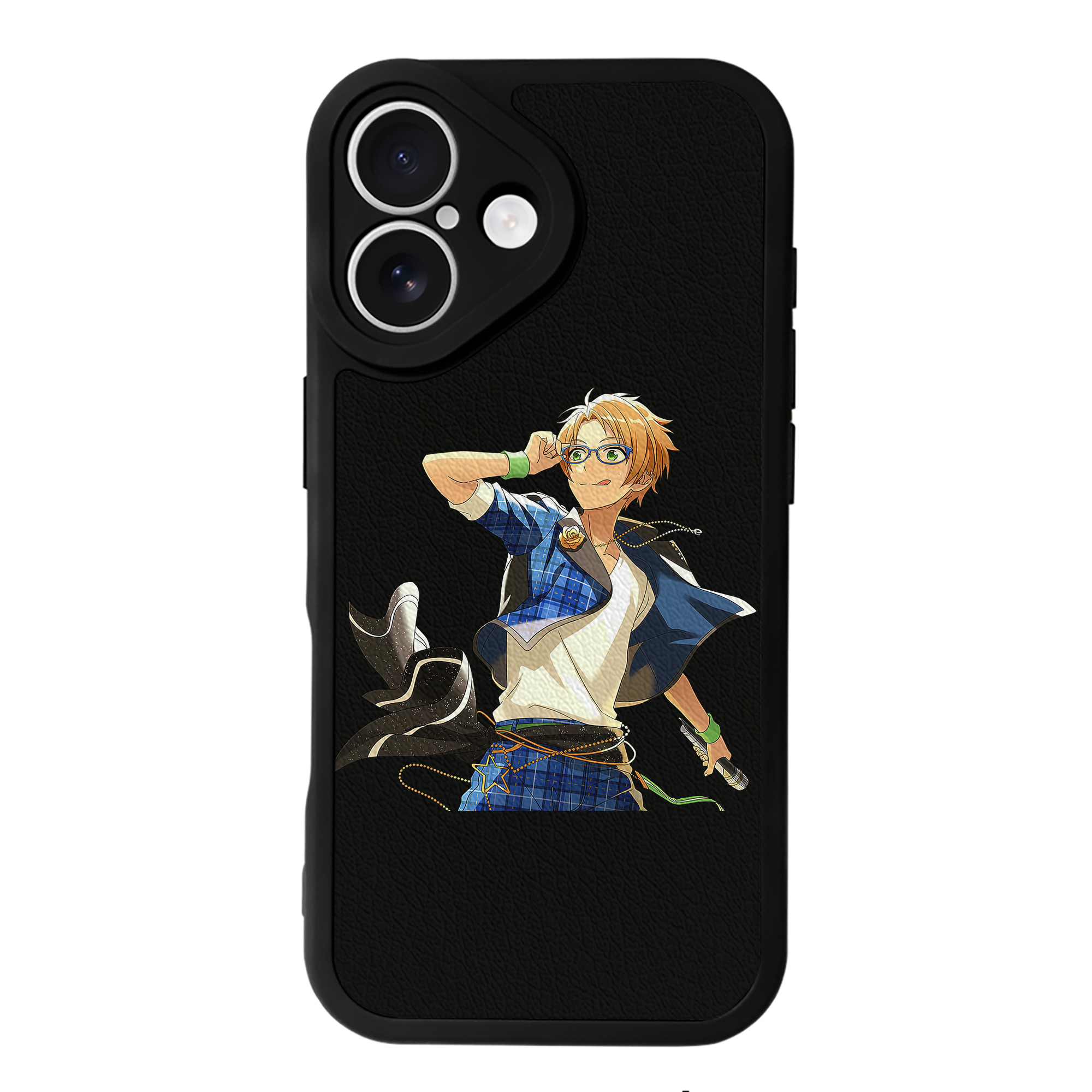 （画像用） あんさんぶるスターズ! Ensemble Stars 【iPhone 16シリーズ対応】シリコンスマホケース（レザー調） 材質：シリコン